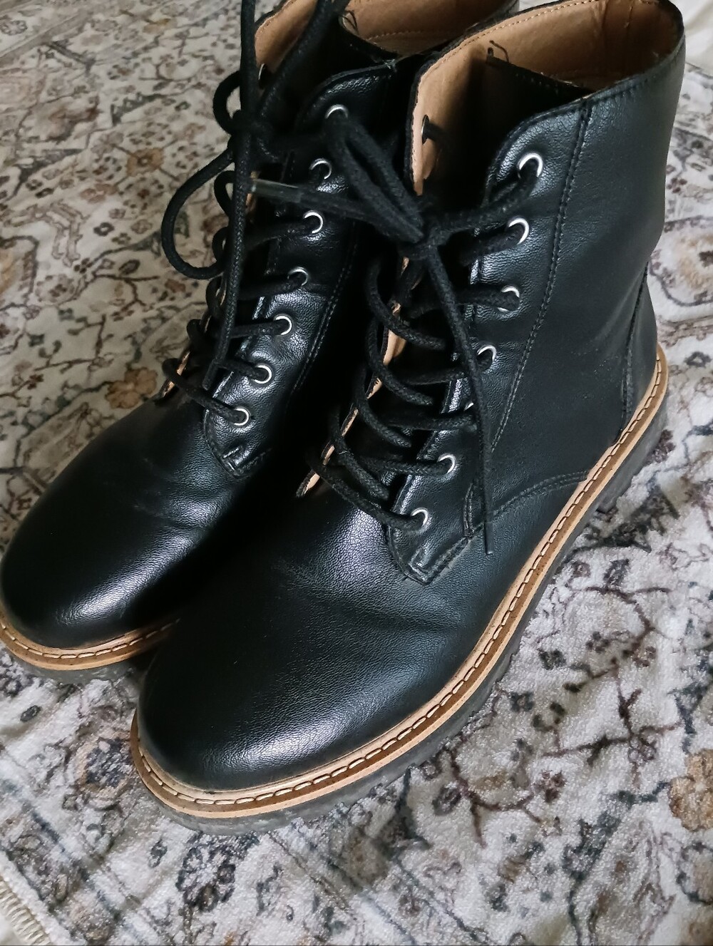Vici Brycen Black Lace-Up Boots